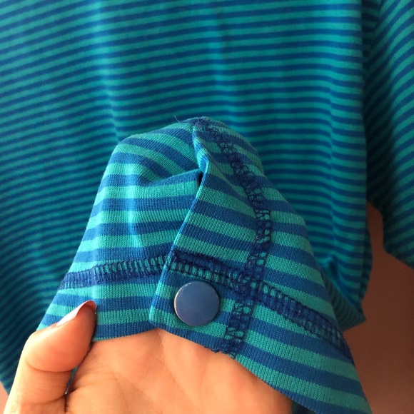 Blue Striped Oversized T-shirt - Picture 3 of 3